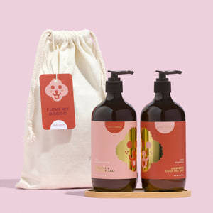 Amberette Sage Sea Salt Dog Shampoo + Conditioner Duo - image