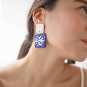 Azulejo Drop Studs - image