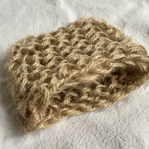 Hand Knitted Jute Scrubby - image
