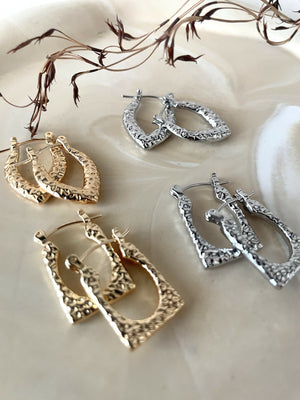 Dimple Hoops - image