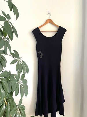 Martina Navy Ponte Dress