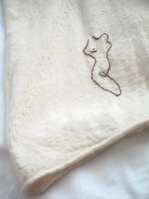 Patchett Cream Mock Neck Top