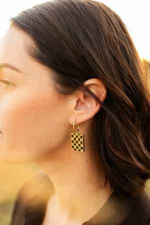 Checkerboard Hoops - image