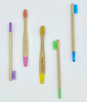 Children’s bamboo biodegradable toothbrushes - image