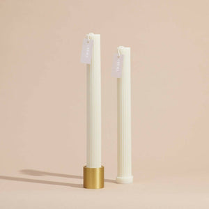 Pillar Brass Candle Holder - image