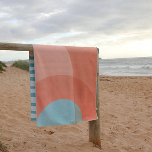 Sand Free Beach Towel - Coral Reef - image