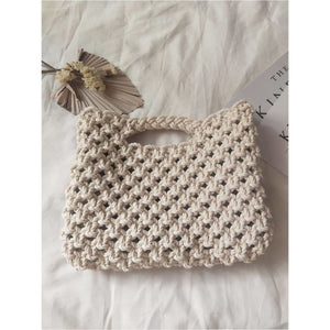 Fleur Reversible Macrame Handbag - image