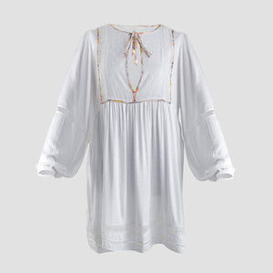 Wind Dress for Mom (White) - image