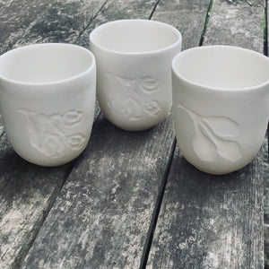 Porcelain Gumnut Etched Tea Cup - image