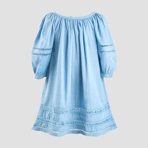 Wind Dress for Baby (Blue) - image