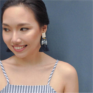 Porcelana Tassel Earrings - image