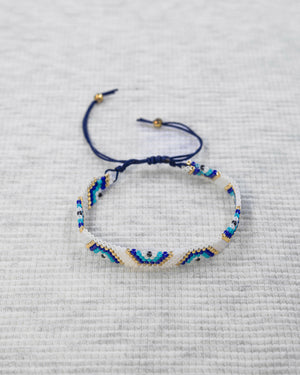 Turkish eye boho bracelet - image