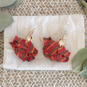 Re-Purposed Yakan Fabric Earrings - image