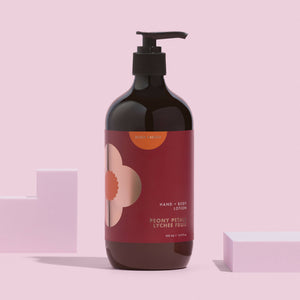 Peony Petals Lychee Fruit Hand + Body Lotion - image