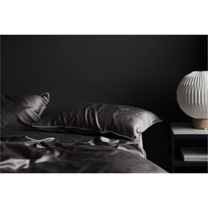 Whom Luxury Organic Bamboo Pillowcase Set of 2 in Eldgos Aska (Grey) - image