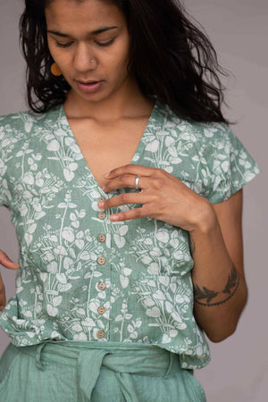 Ethel Blouse - Silver Gum - image