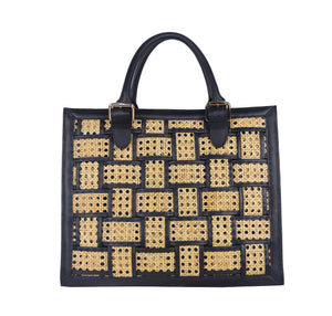 Solihiya Full Leather Book Tote - image