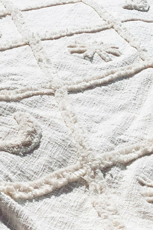 Wild Moonshine Rug By Wild Throw Co. - White - image