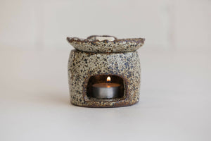 White Speckle Oil Burner - image