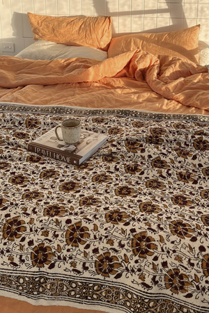 Wild Bloom Rug By Wild Throw Co. - Honey - image