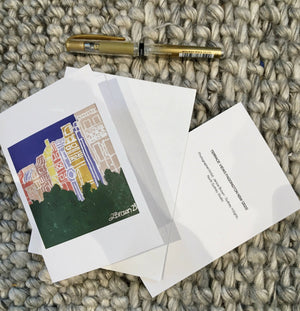 Terrace Views Paddington Greeting Card - image