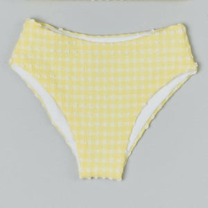 Emily Girls Bikini Bottom in Citrine Gingham - image