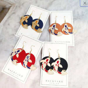 Handmade Koi Fish earrings - image
