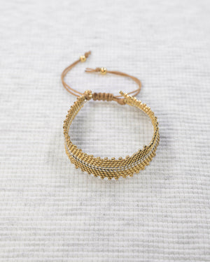 Gold and silver bracelet - image