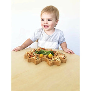 Emondo Kids - Lizzie the Aus Frilled Neck Lizard Bamboo Suction Plate - image