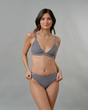 Ariella Top in Sapphire Gingham - image