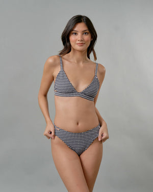 Ariella Top in Sapphire Gingham