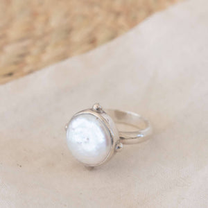 Baroque Pearl Ring - image