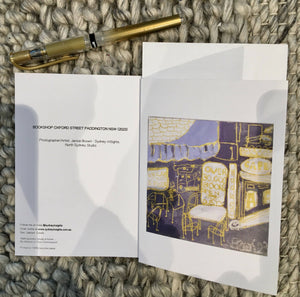 Bookshop Oxford St Paddington Greeting Card - image
