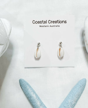 Small Cowrie Stud (Cowrie Cove Studs) - image